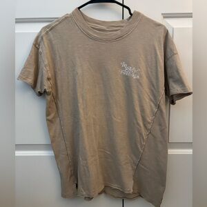 Aerie Beige Short Sleeve Tee